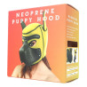 Kinky Puppy Cagoule Puppy Fox Néoprène Jaune-Rouge